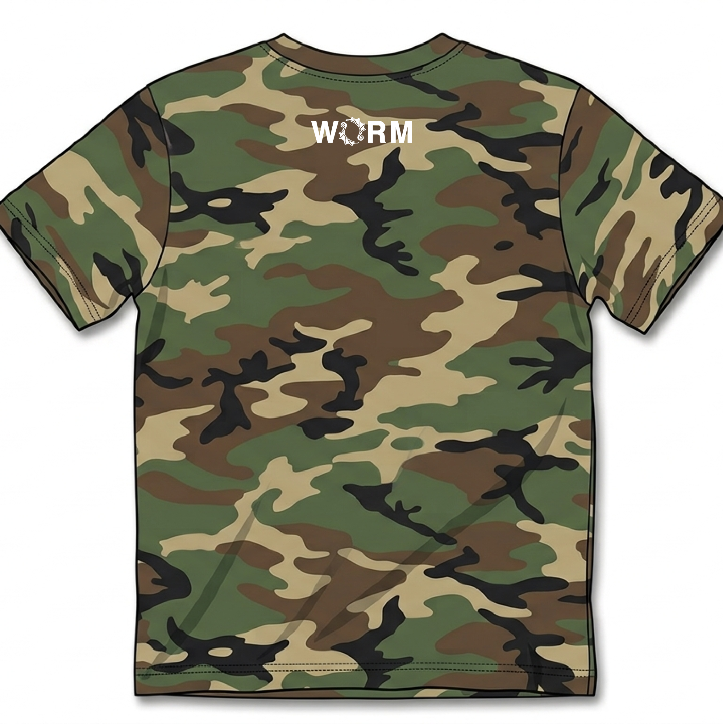 チケット+ WORM OSAKA 5th ANNIVERSARY LOGO T-shirt CAMO