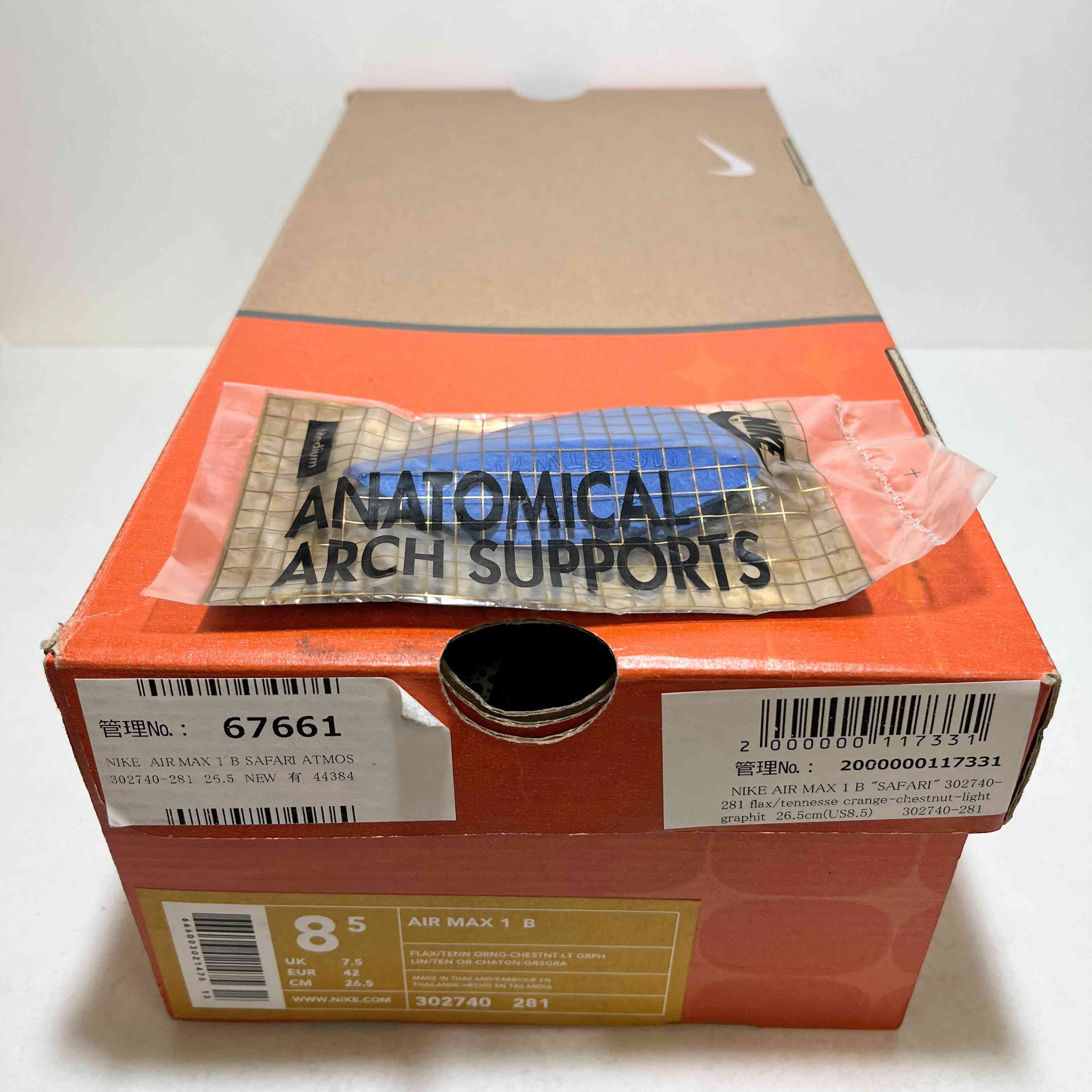 【US8.5】 NIKE AIR MAX 1 B ATMOS SAFARI 2002 302740-281 【DS】