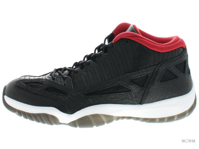 【US9.5】 AIR JORDAN 11 RETRO LOW BLACK VARSITY RED 2011 306008-001 【DS】