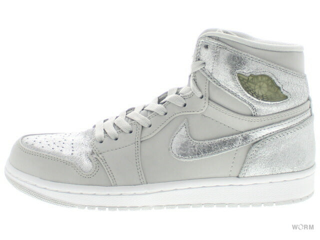 【US10.5】 AIR JORDAN 1 RETRO HI SILVER SILVER ANNIVERSARY 396009-001 【DS】-WORM TOKYO-WORM TOKYO WEB STORE-100% Authentic Sneakers
