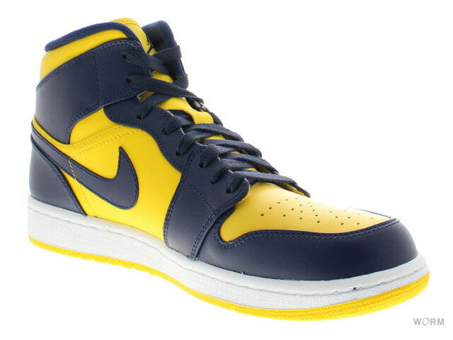 【US9.5】 AIR JORDAN 1 MID MICHIGAN 554724-707 【DS】-WORM OSAKA-WORM TOKYO WEB STORE-100% Authentic Sneakers