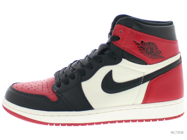 【US8】 AIR JORDAN 1 RETRO HIGH OG BRED TOE 555088-610 【DS】-WORM OSAKA-WORM TOKYO WEB STORE-100% Authentic Sneakers