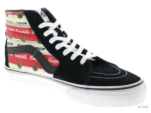【US12】 VANS SK8 HI PRO SUPREME CAMPBELLS SOUP VN-099N6VL 【DS】