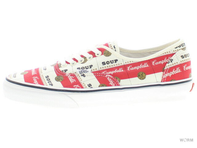 【US12】 VANS AUTHENTIC PRO SUPREME CAMPBELLS SOUP VN-0Q0D6VL 【DS】-WORM TOKYO-WORM TOKYO WEB STORE-100% Authentic Sneakers