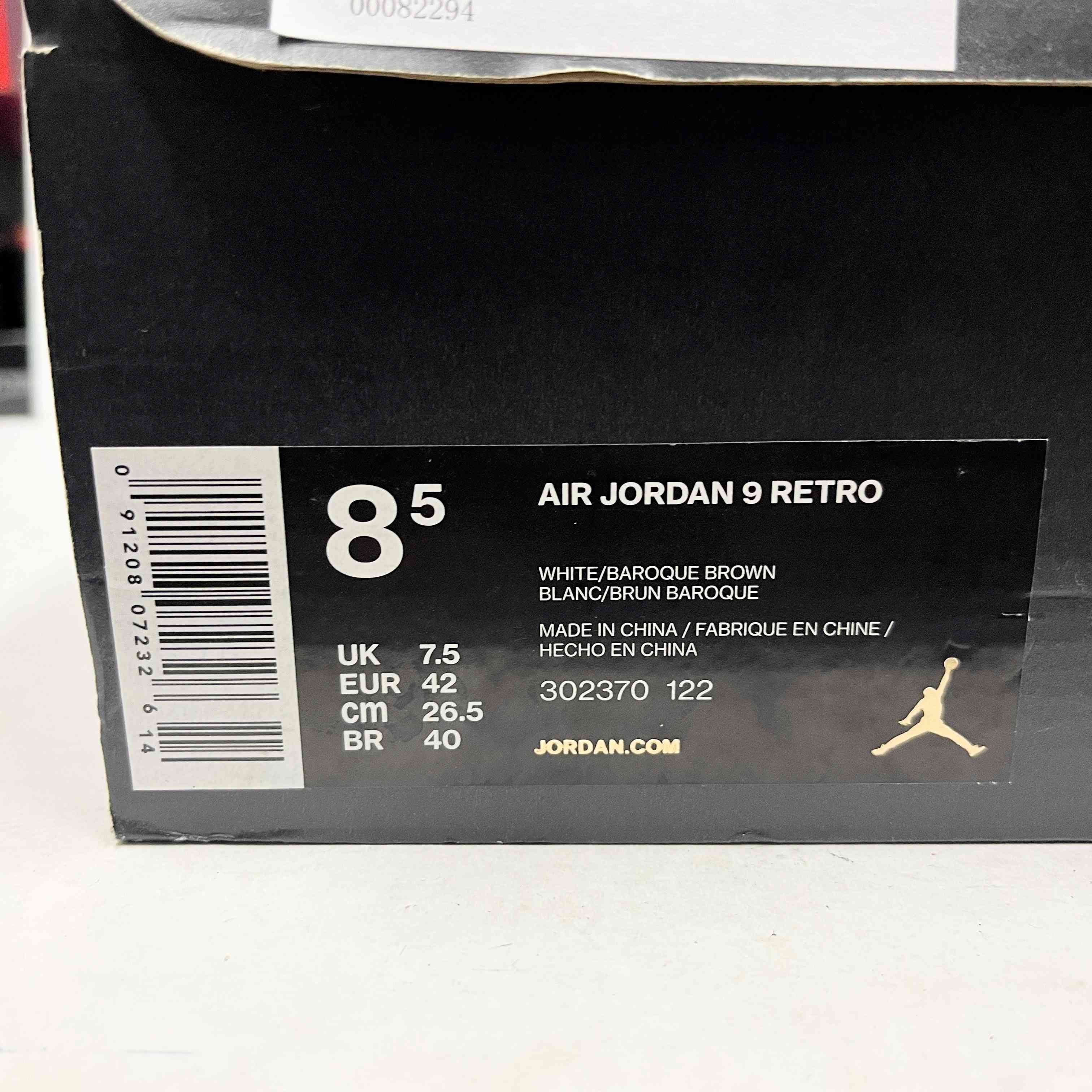 【US8.5】 AIR JORDAN 9 RETRO MOP MELO 302370-122 【USED】
