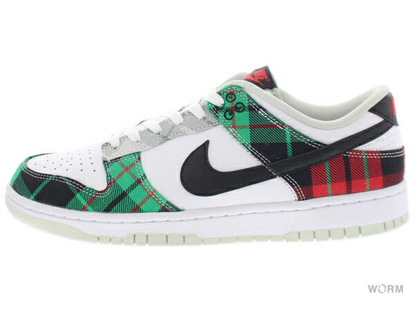 【US9.5】 NIKE DUNK LOW RETRO PRM Plaid DV0827-100 【DS】