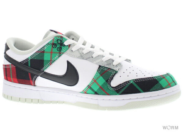 【US9.5】 NIKE DUNK LOW RETRO PRM Plaid DV0827-100 【DS】