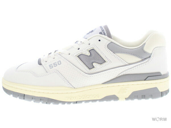 【US12】 NEW BALANCE BB550ALE AIM LEON DORE WHITE GREY 【DS】-WORM TOKYO-WORM TOKYO WEB STORE-100% Authentic Sneakers