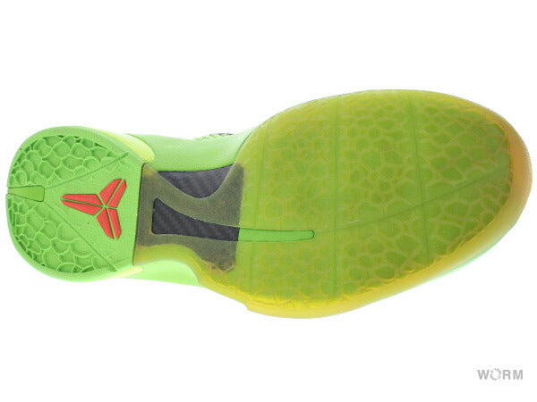 【US11】 NIKE ZOOM KOBE 6 GRINCH 429659-701 【DS】