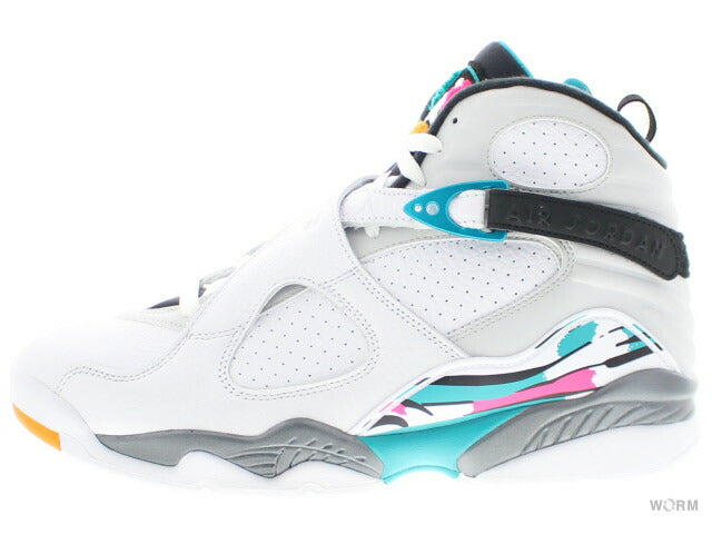 【US10.5】 AIR JORDAN 8 RETRO SOUTH BEACH 305381-113 【DS】