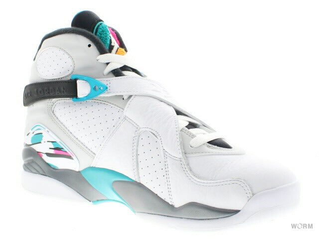 【US10.5】 AIR JORDAN 8 RETRO SOUTH BEACH 305381-113 【DS】