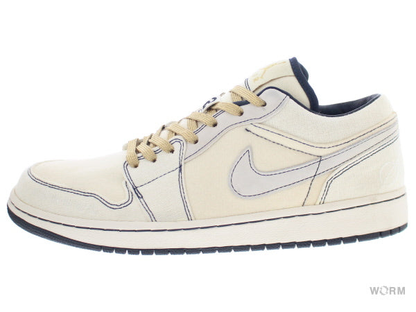 【US9.5】 NIKE AIR JORDAN 1 PHAT LOW CANVAS ″DEREK JETER″ 395669-102 【DS】-WORM TOKYO-WORM TOKYO WEB STORE-100% Authentic Sneakers