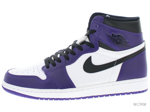 【US9】 AIR JORDAN 1 RETRO HIGH OG COURT PURPLE 555088-500 【DS】