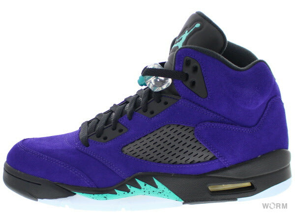 【US10】 AIR JORDAN 5 RETRO PURPLE GRAPE 136027-500 【DS】