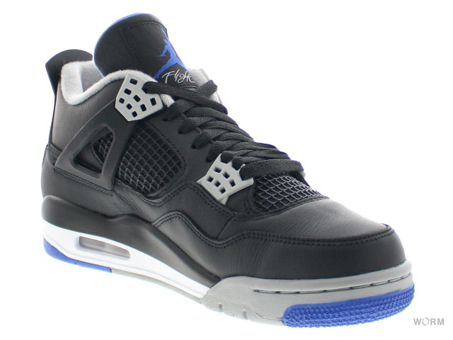 【US9】 AIR JORDAN 4 RETRO GAME ROYAL 308497-006 【DS】
