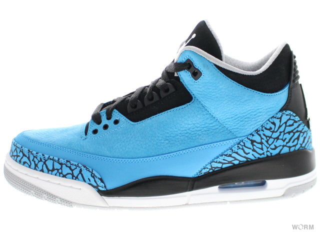 【US9】 AIR JORDAN 3 RETRO POWDER BLUE 136064-406 【DS】-WORM TOKYO-WORM TOKYO WEB STORE-100% Authentic Sneakers