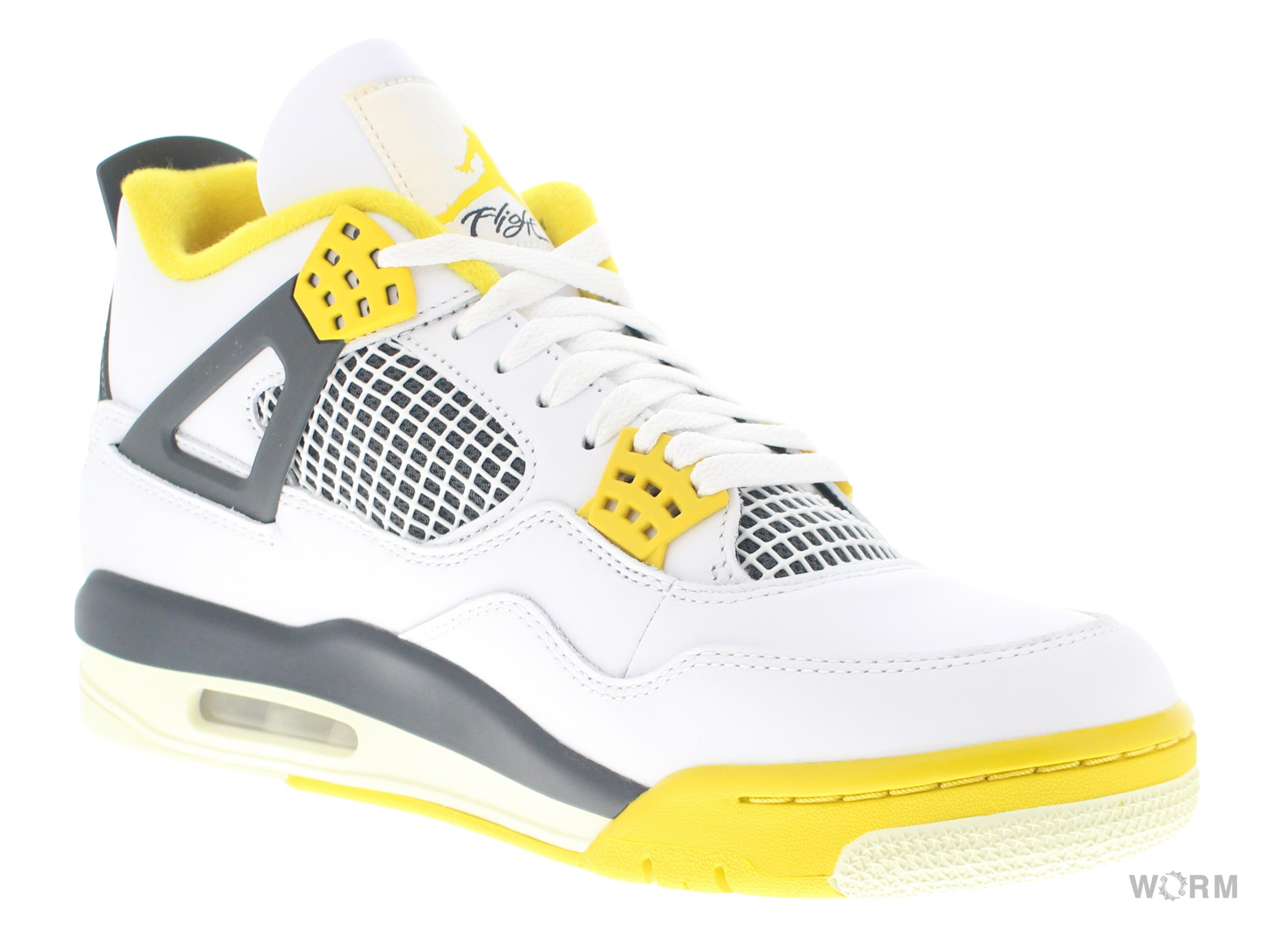 【W US12】 WMNS AIR JORDAN 4 RETRO Vivid Sulfur AQ9129-101 【DS】