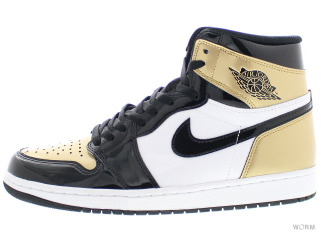 【US10】 AIR JORDAN 1 RETRO HIGH OG GOLD TOE 861428-007 【DS】-WORM TOKYO-WORM TOKYO WEB STORE-100% Authentic Sneakers