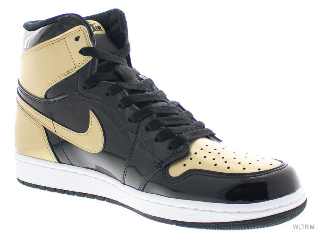【US10】 AIR JORDAN 1 RETRO HIGH OG GOLD TOE 861428-007 【DS】-WORM TOKYO-WORM TOKYO WEB STORE-100% Authentic Sneakers