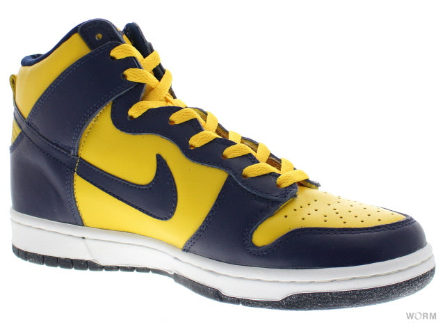 【US8】 NIKE DUNK HIGH LE MICHIGAN 630335-471 【DS】-WORM TOKYO-WORM TOKYO WEB STORE-100% Authentic Sneakers