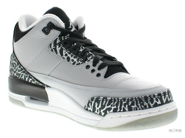 【US9】 AIR JORDAN 3 RETRO WOLF GREY 136064-004 【DS】-WORM TOKYO-WORM TOKYO WEB STORE-100% Authentic Sneakers