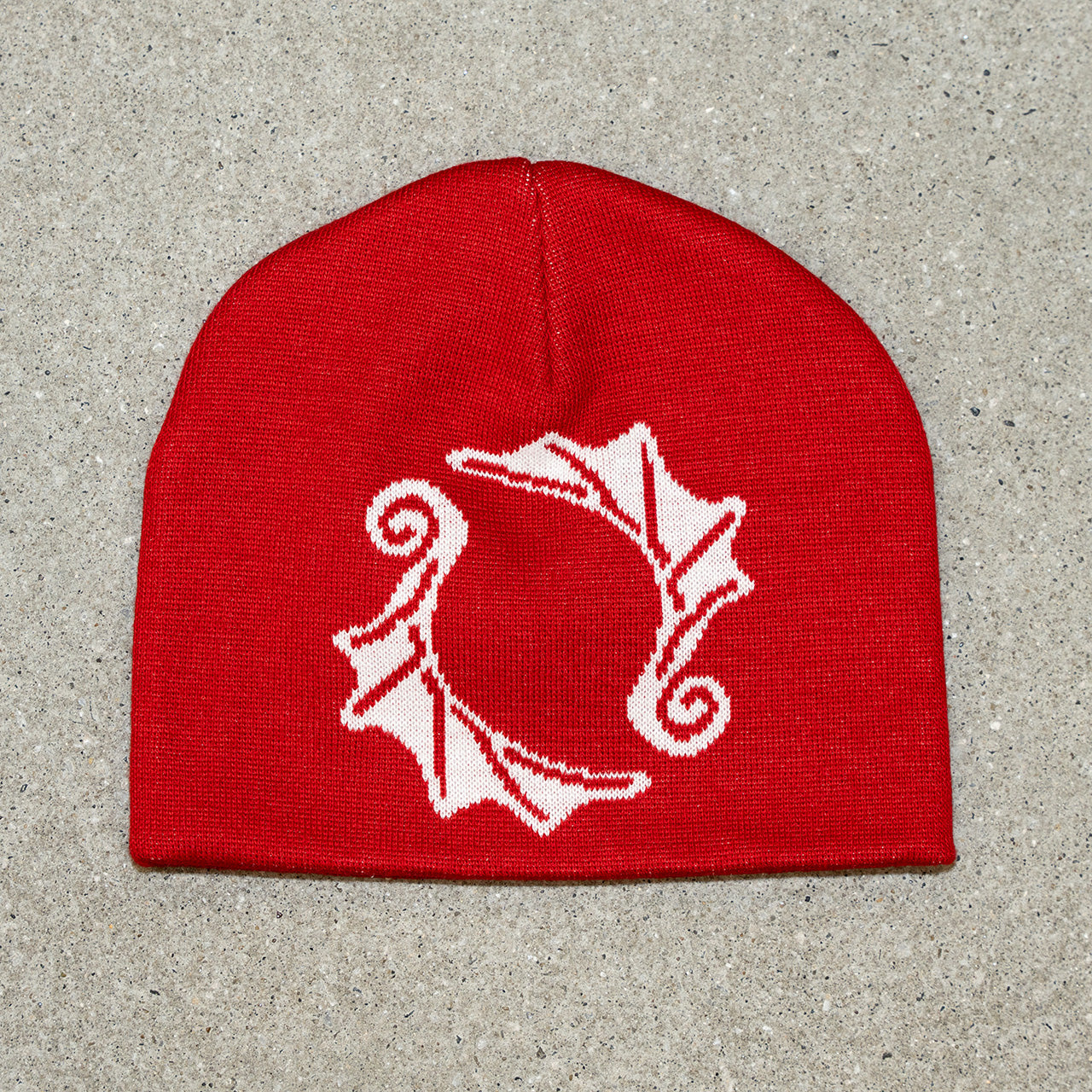 WORM Big Logo Beanie Red