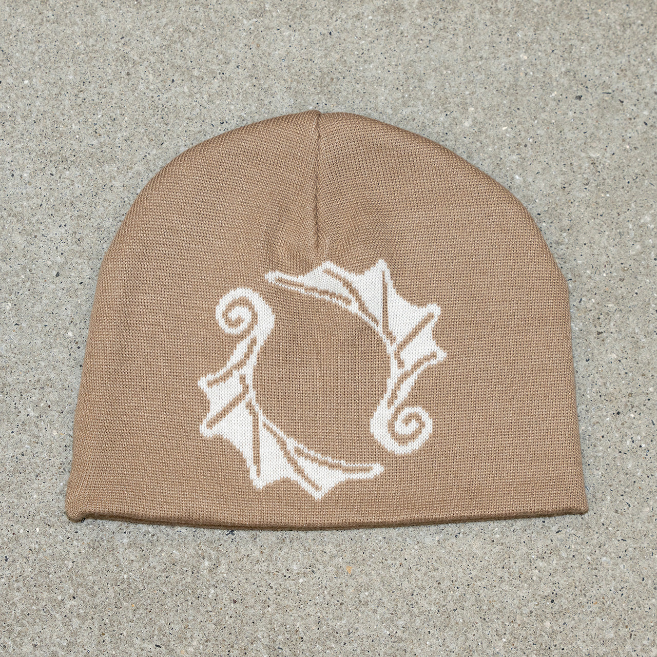 WORM Big Logo Beanie Brown