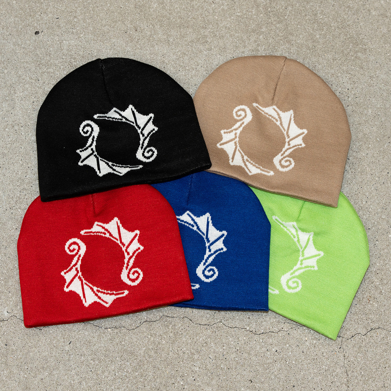 WORM Big Logo Beanie Brown