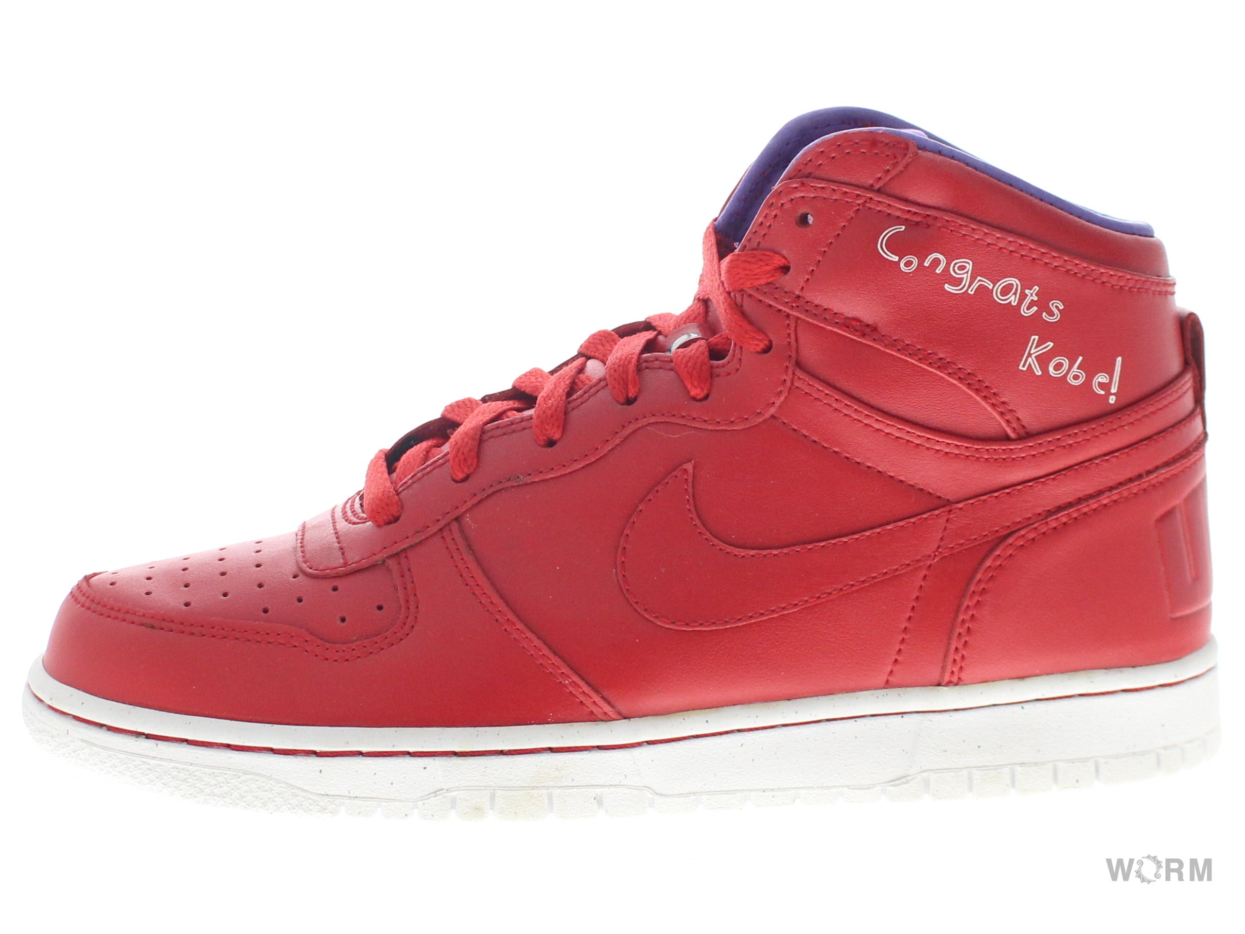 【US7.5】 NIKE BIG NIKE HIGH QK Kobe Bryant Lil Dez 370428-600 【DS】-WORM TOKYO-WORM TOKYO WEB STORE-100% Authentic Sneakers