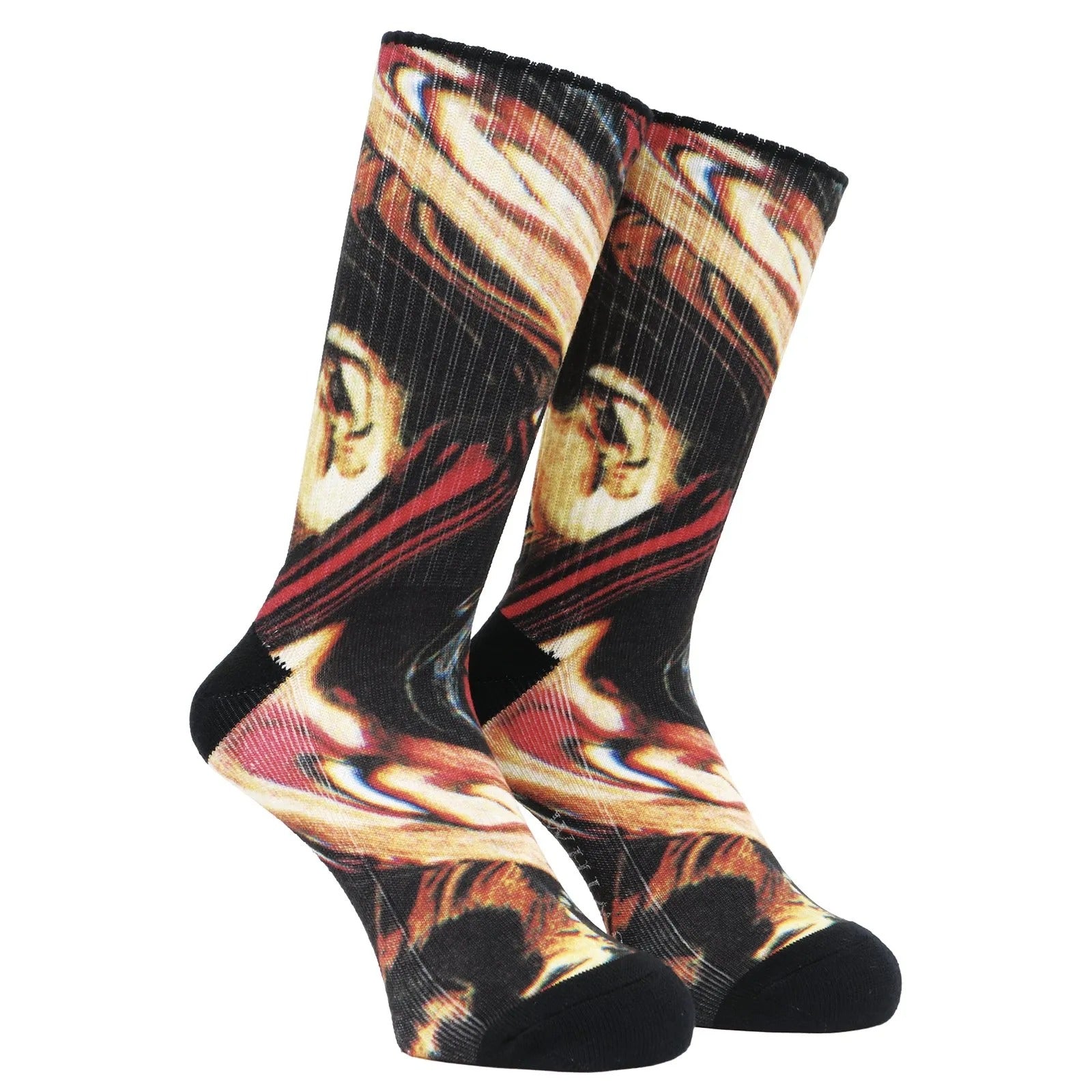 Whimsy PRINTED COLLAGE SOCKS 1-WORM TOKYO-WORM TOKYO WEB STORE-100% Authentic Sneakers