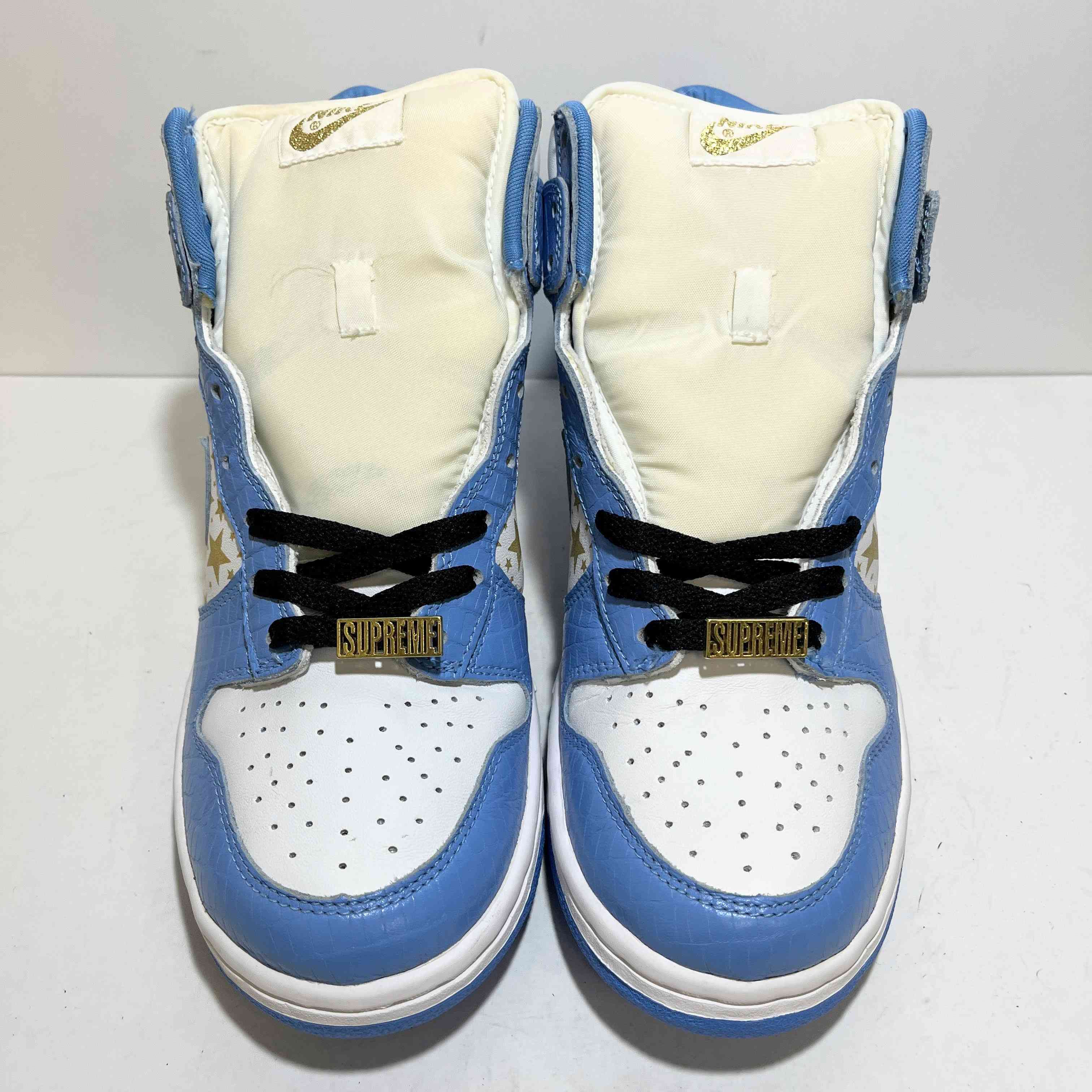 【US9.5】 NIKE SB DUNK HIGH PRO SB SUPREME 307385-141 【USED】
