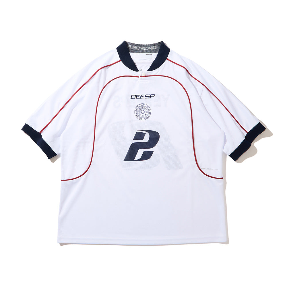 Diaspora skateboards YE PEEPS Football Top White M | WORM TOKYO