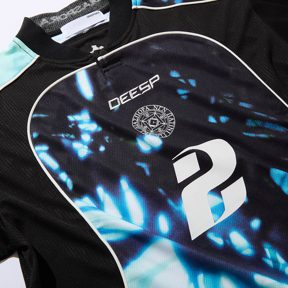Diaspora skateboards YE PEEPS Football Top Aqua M