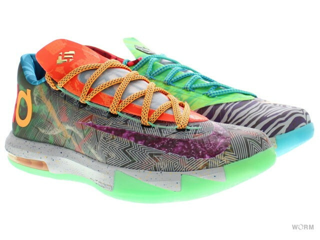【US8】 NIKE KD6 PREMIUM WHAT THE 669809-500 【DS】