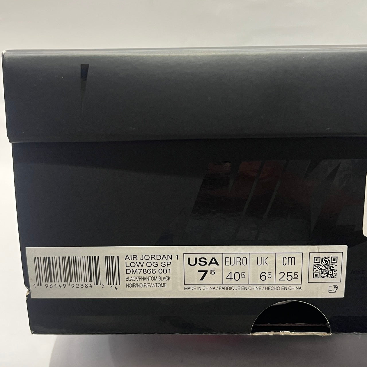 【US7.5】 AIR JORDAN 1 LOW OG SP Travis Scott DM7866-001 【USED】