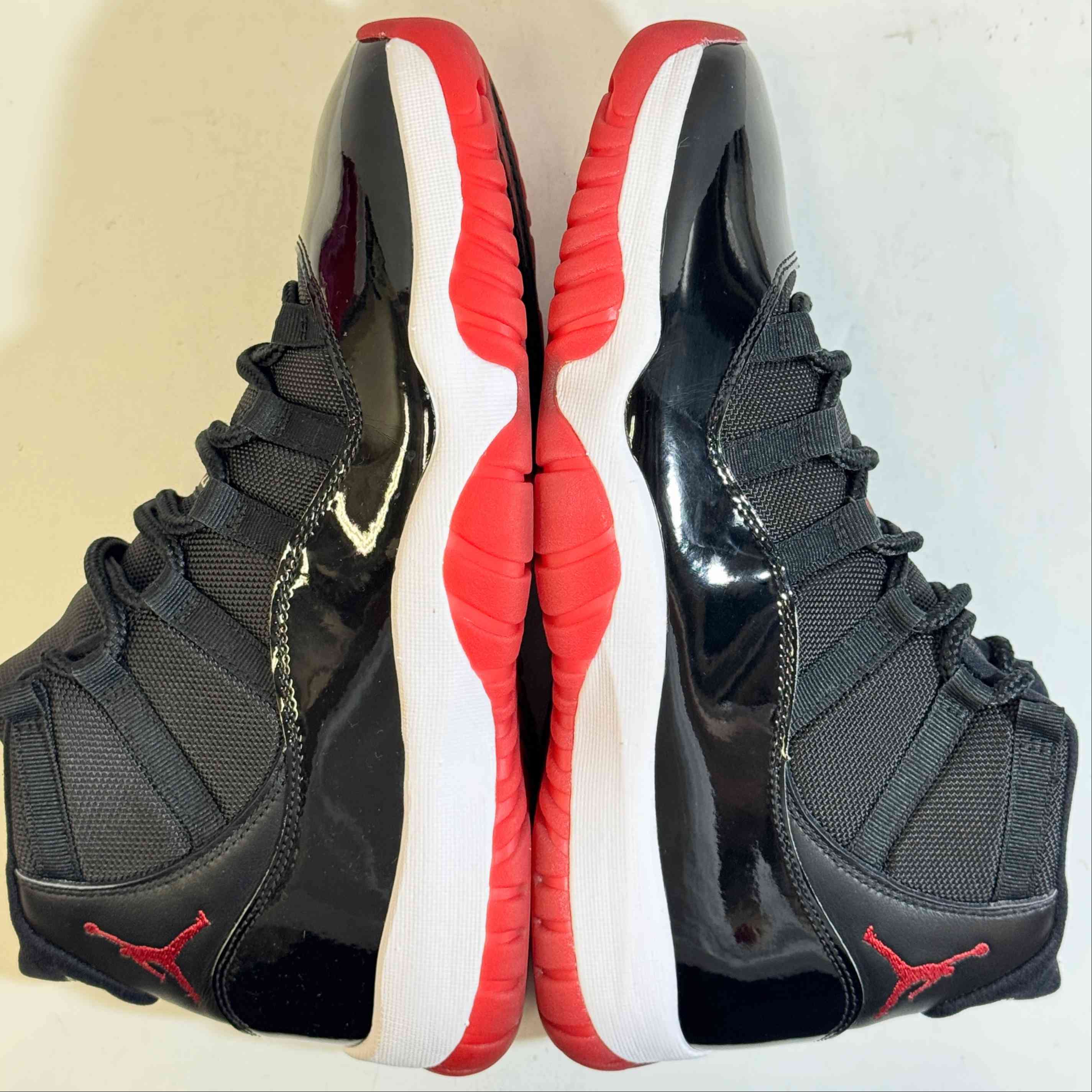 【US10】 AIR JORDAN 11 RETRO BRED 378037-061 【USED】
