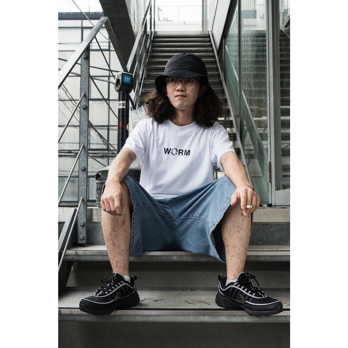 WORM T-shirt Small Logo White XL-WORM TOKYO WEB STORE-WORM TOKYO WEB STORE-100% Authentic Sneakers