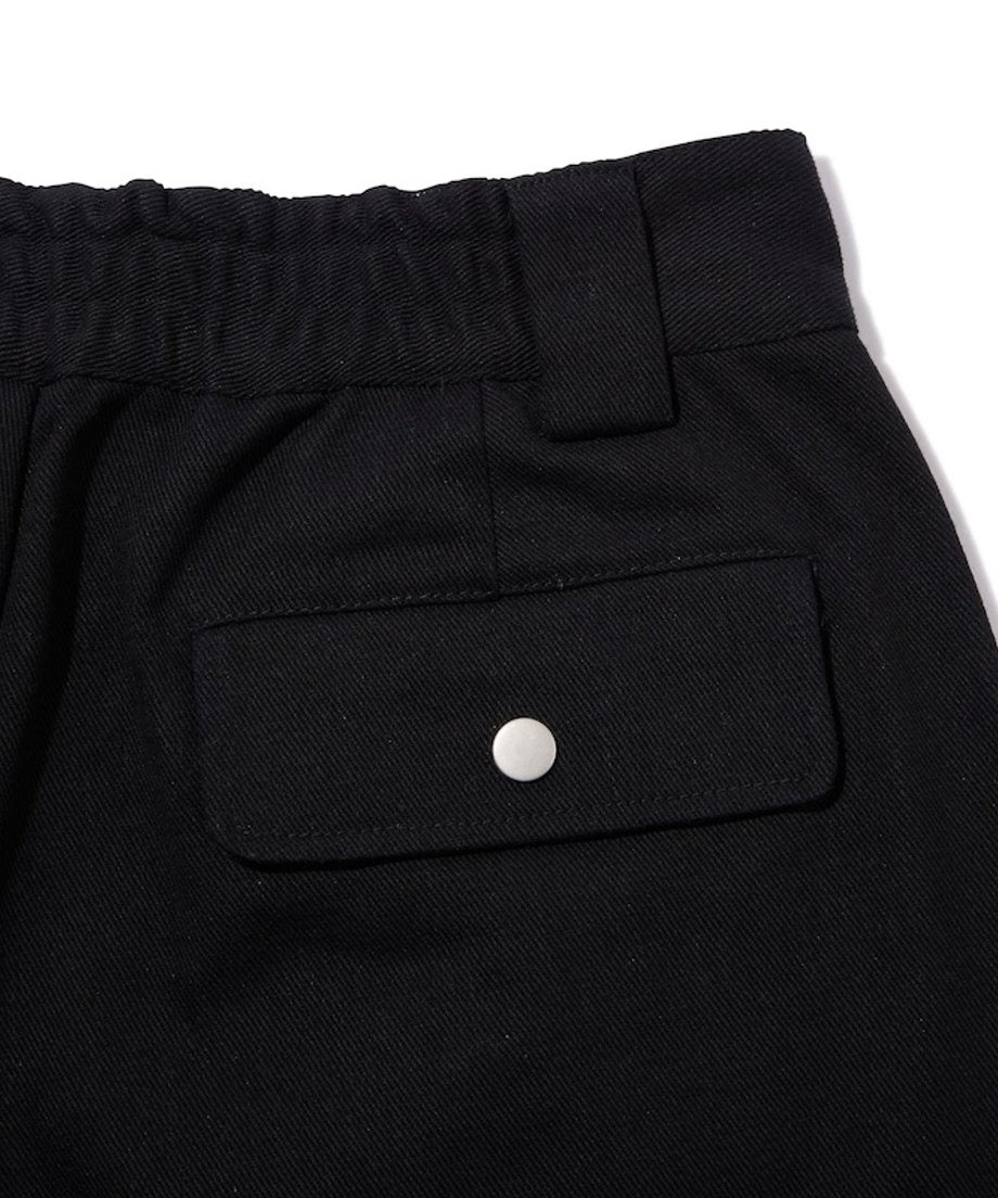 Diaspora skateboards Double Knee Comfortable Trousers Black