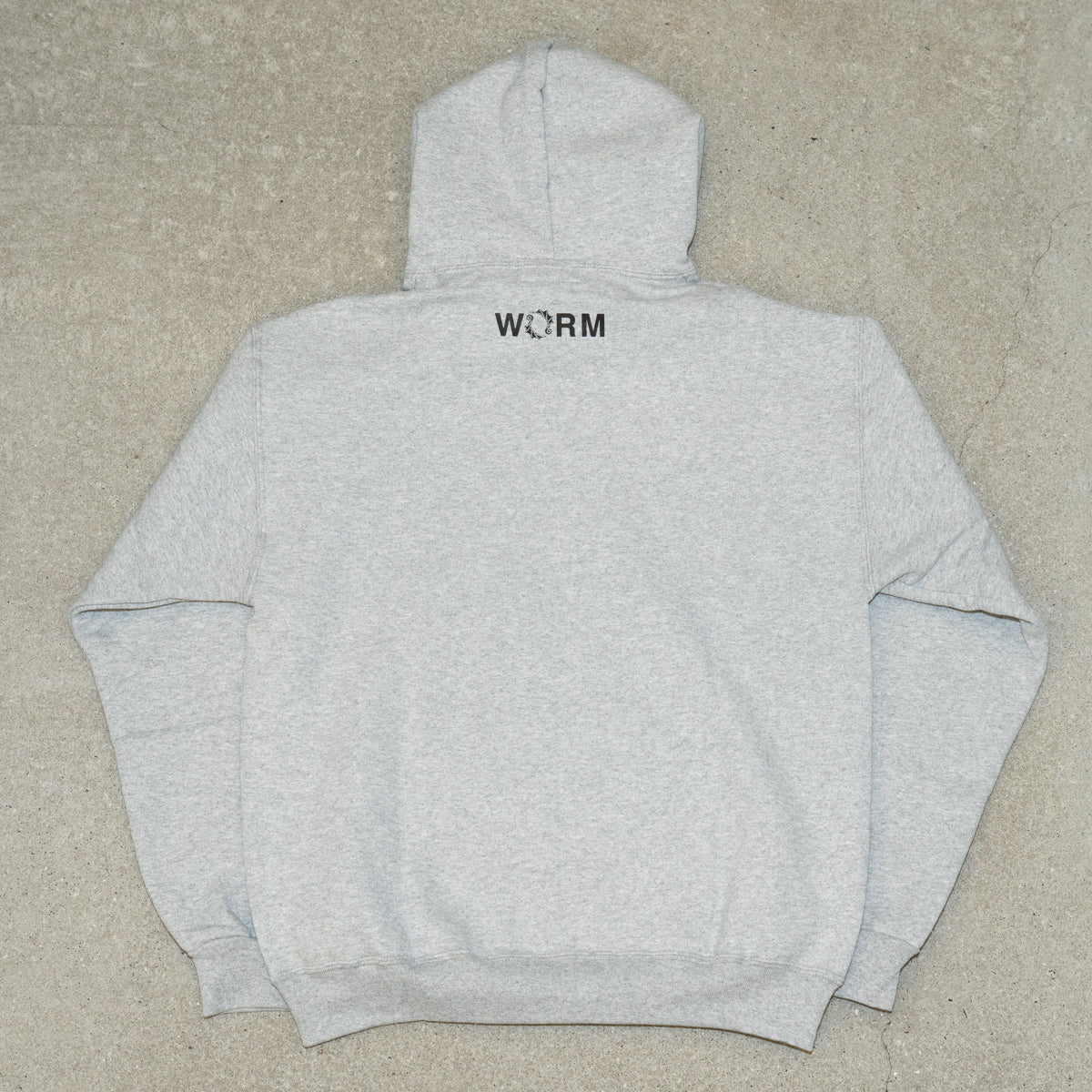 WORM LOGO HOODIE 2025 (GREY) XL