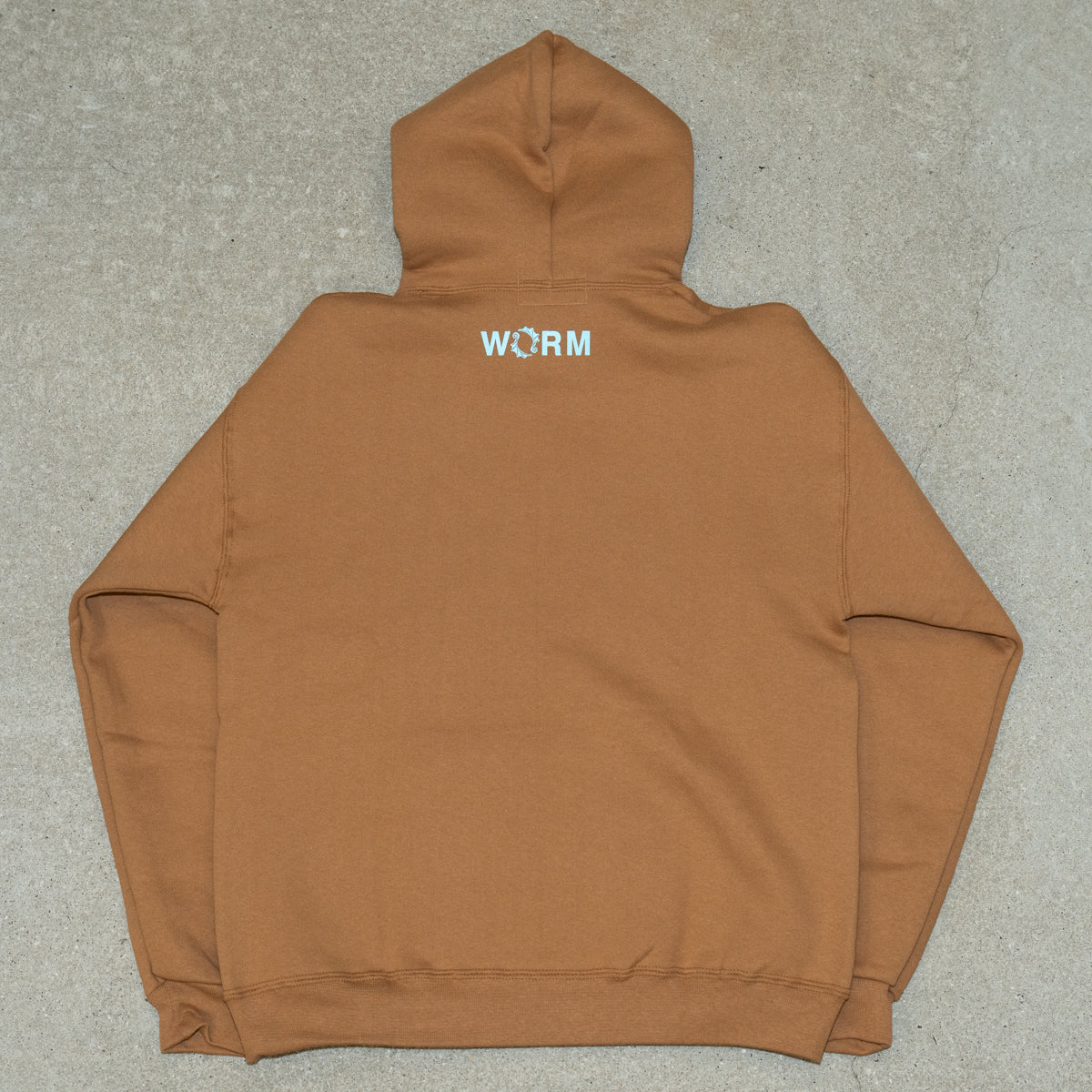 WORM LOGO HOODIE 2025 (BROWN)