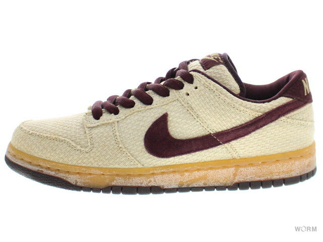 【US8】 NIKE SB DUNK LOW PRO SB RED HEMP 304292-761 【DS】