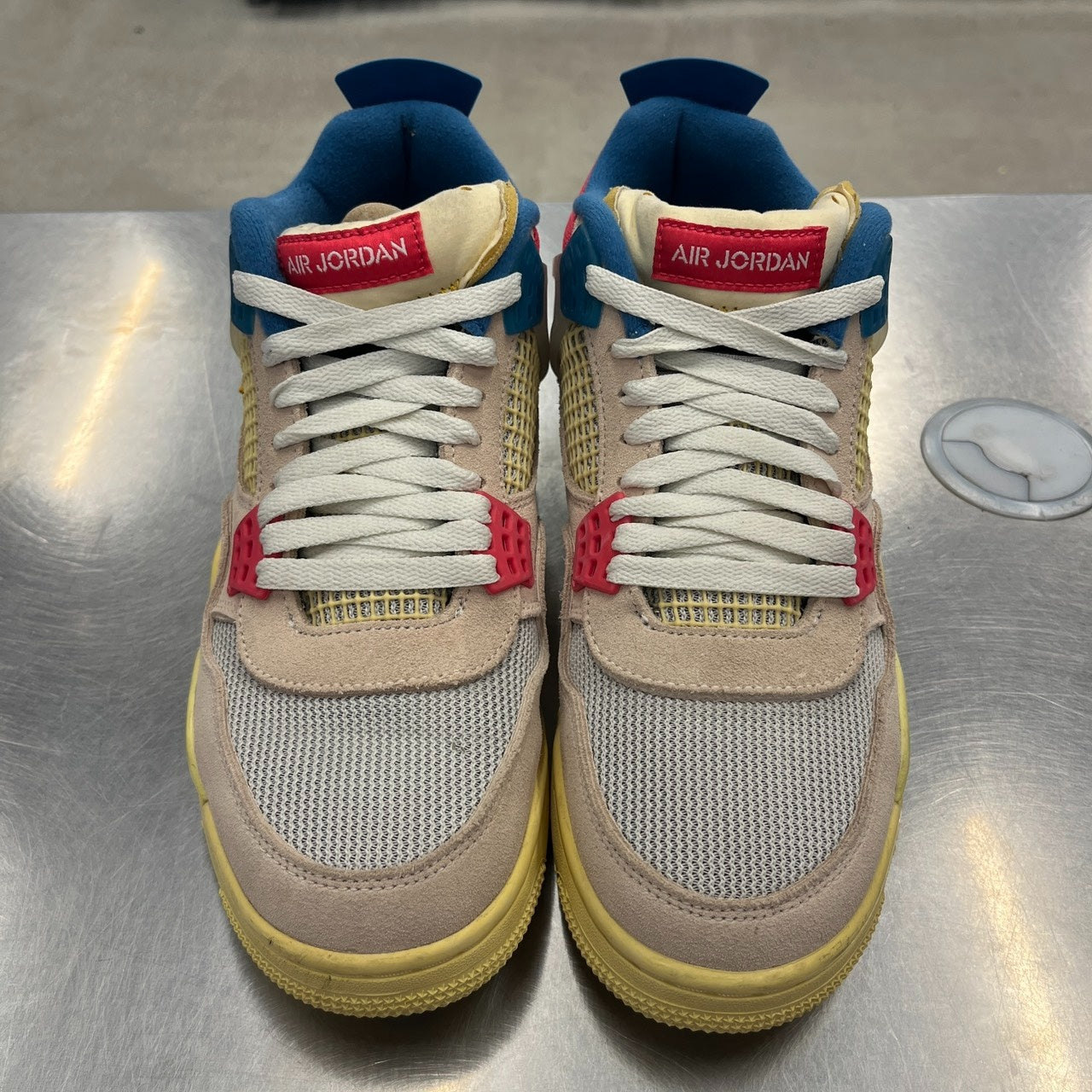 【US9】 AIR JORDAN 4 RETRO SP UNION DC9533-800 【USED】