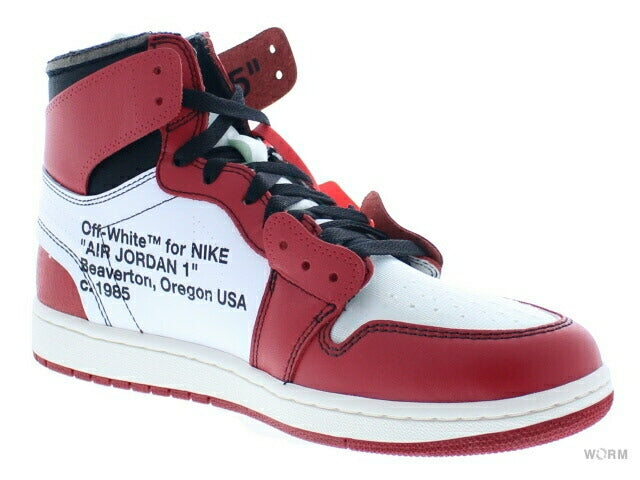 【US7】 THE:10 AIR JORDAN 1 OFF WHITE AA3834-101 【DS】