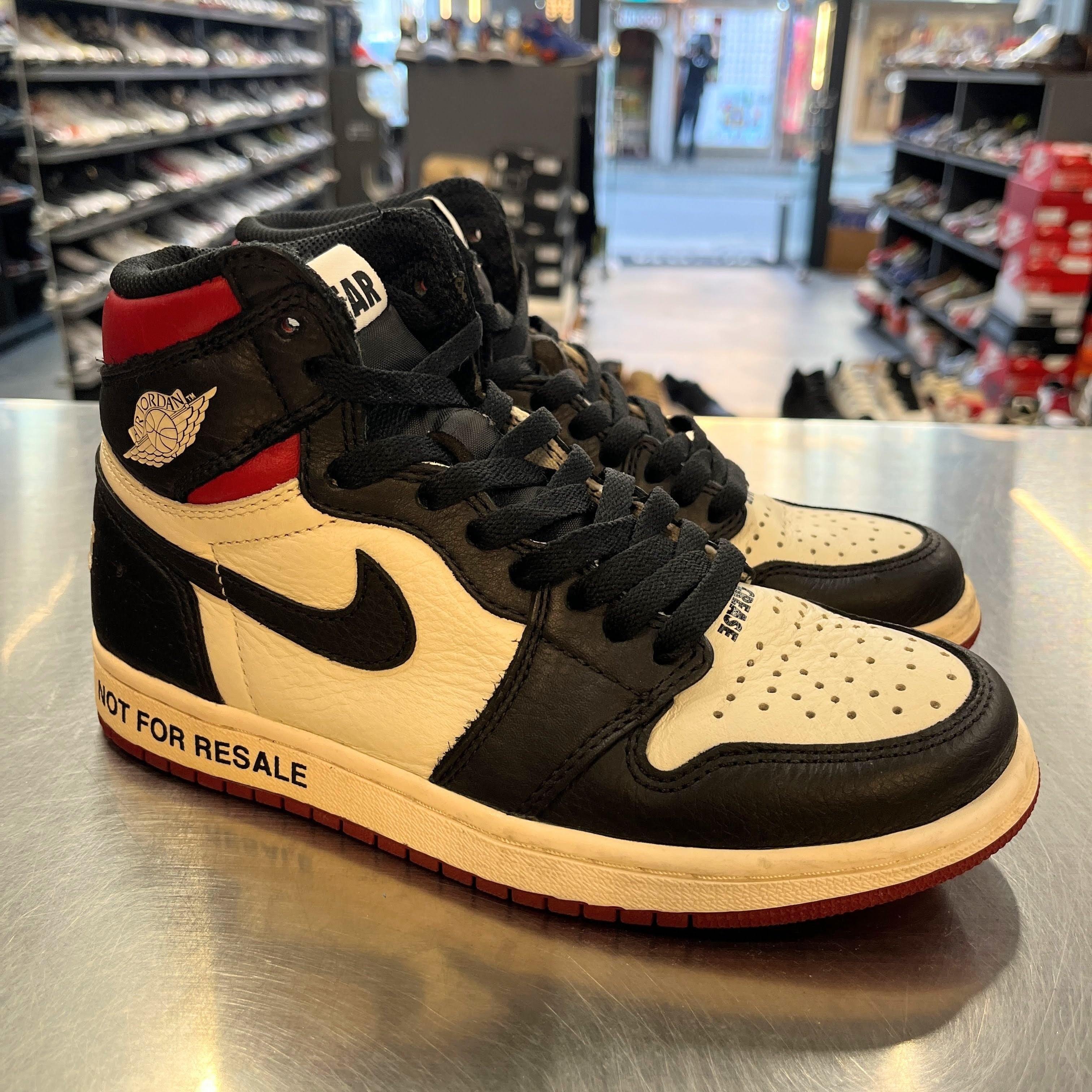 【US5】 AIR JORDAN 1 RETRO HIGH OG NRG NOT FOR RESALE 861428-106 【USED】