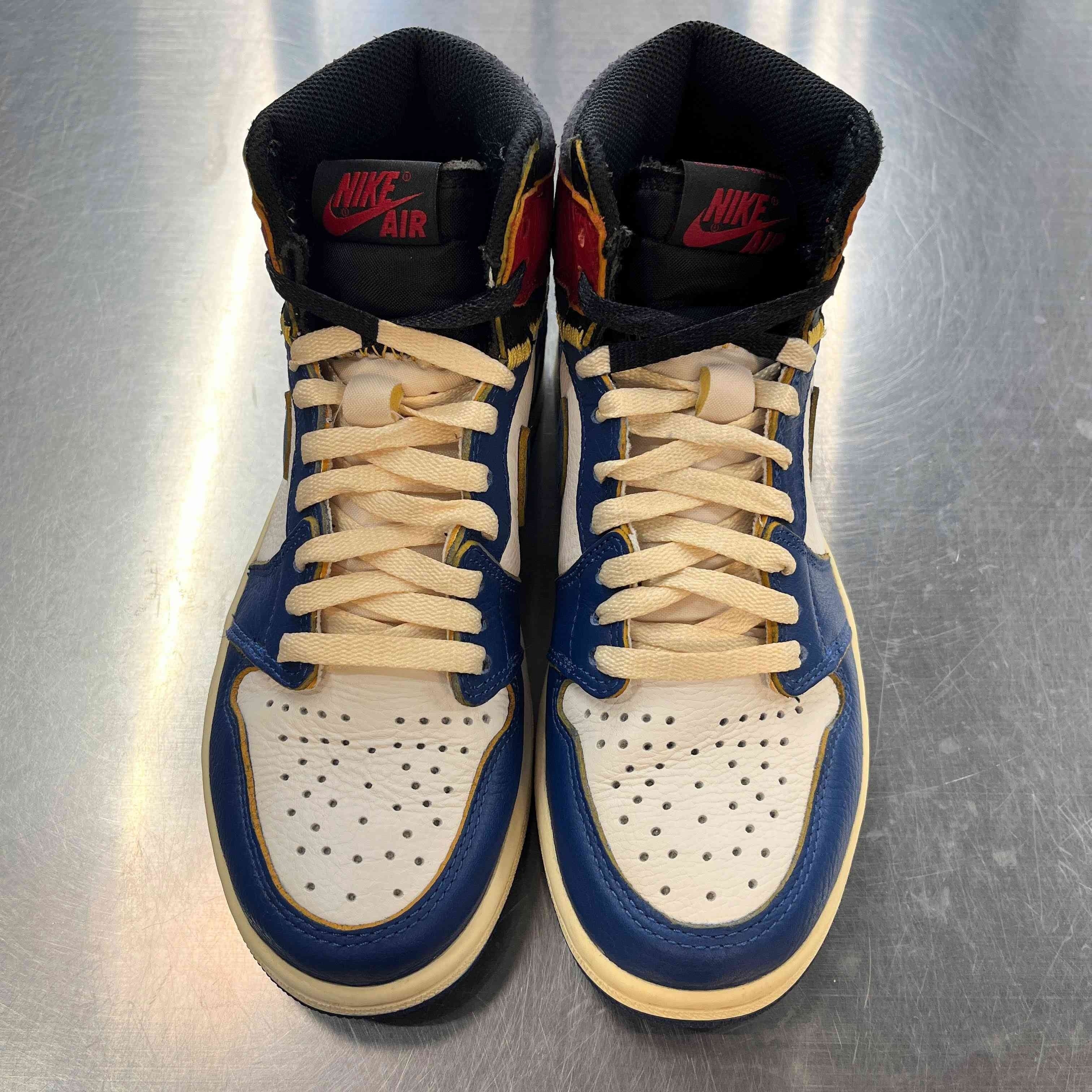 【US5】 AIR JORDAN 1 RETRO HI NRG/UN UNION BV1300-146 【USED】