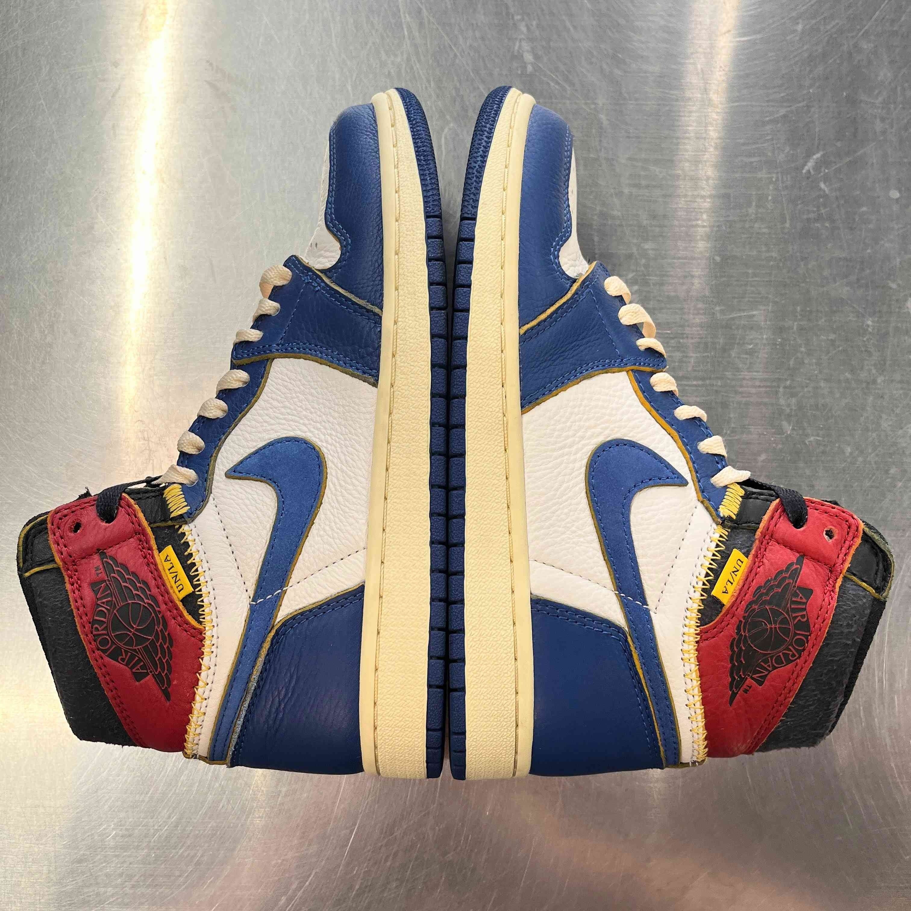 【US5】 AIR JORDAN 1 RETRO HI NRG/UN UNION BV1300-146 【USED】