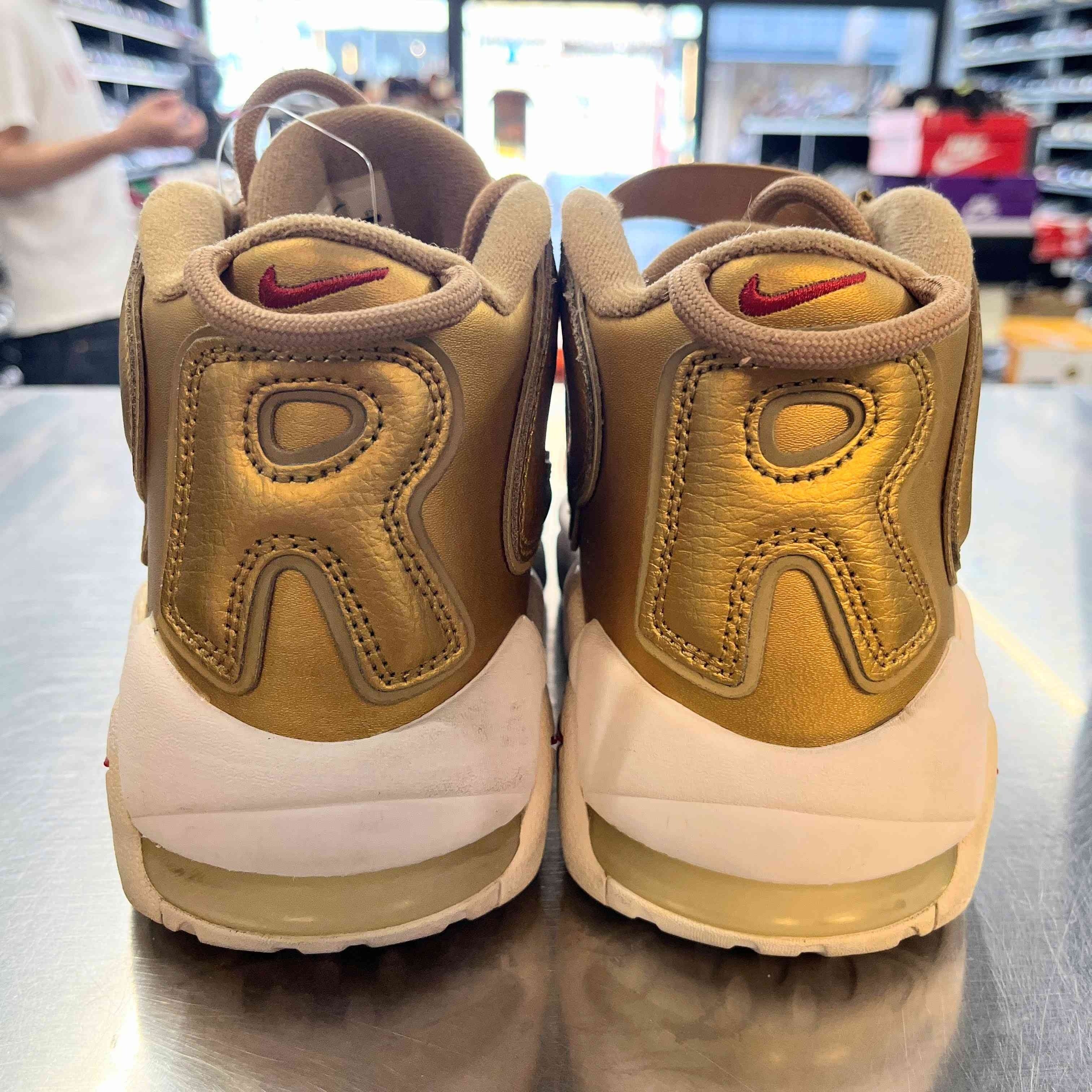 【US8.5】 NIKE AIR MORE UPTEMPO SUPREME 902290-700 【USED】