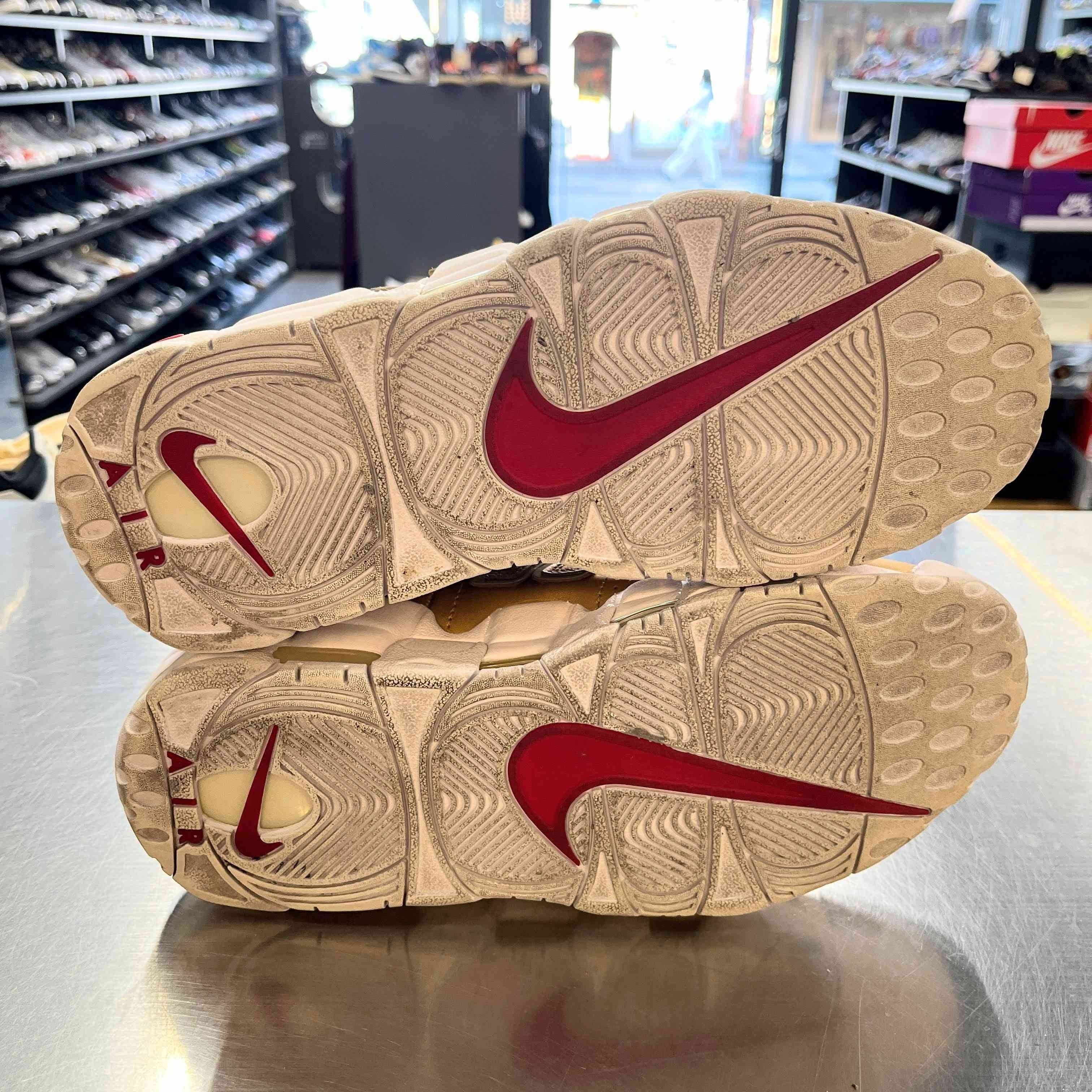 【US8.5】 NIKE AIR MORE UPTEMPO SUPREME 902290-700 【USED】