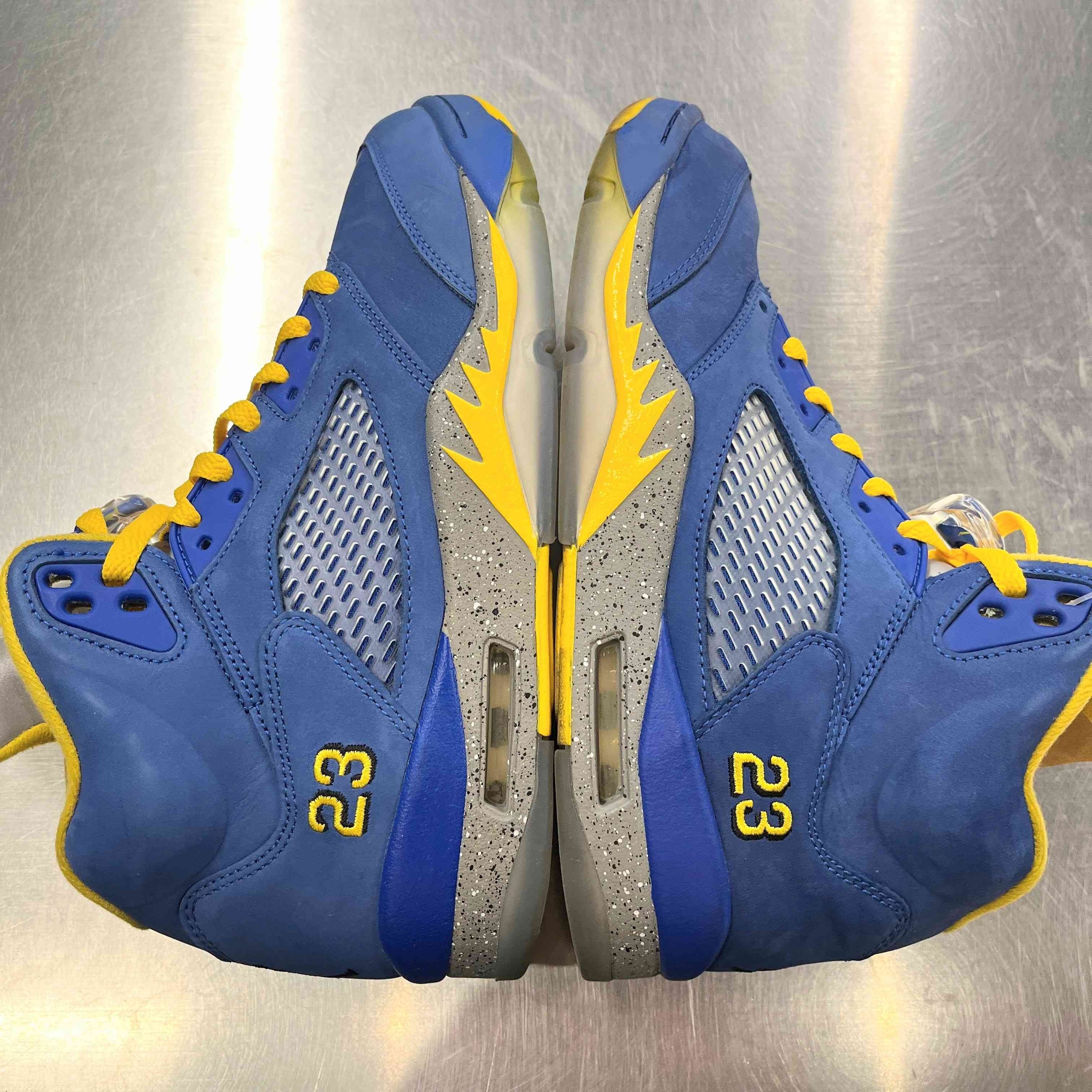 【US9】 AIR JORDAN 5 RETRO LANEY JSP CD2720-400 【USED】