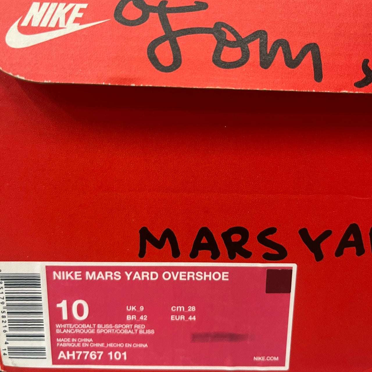 【US10】 NIKE MARS YARD OVERSHOE AH7767-101 【USED】